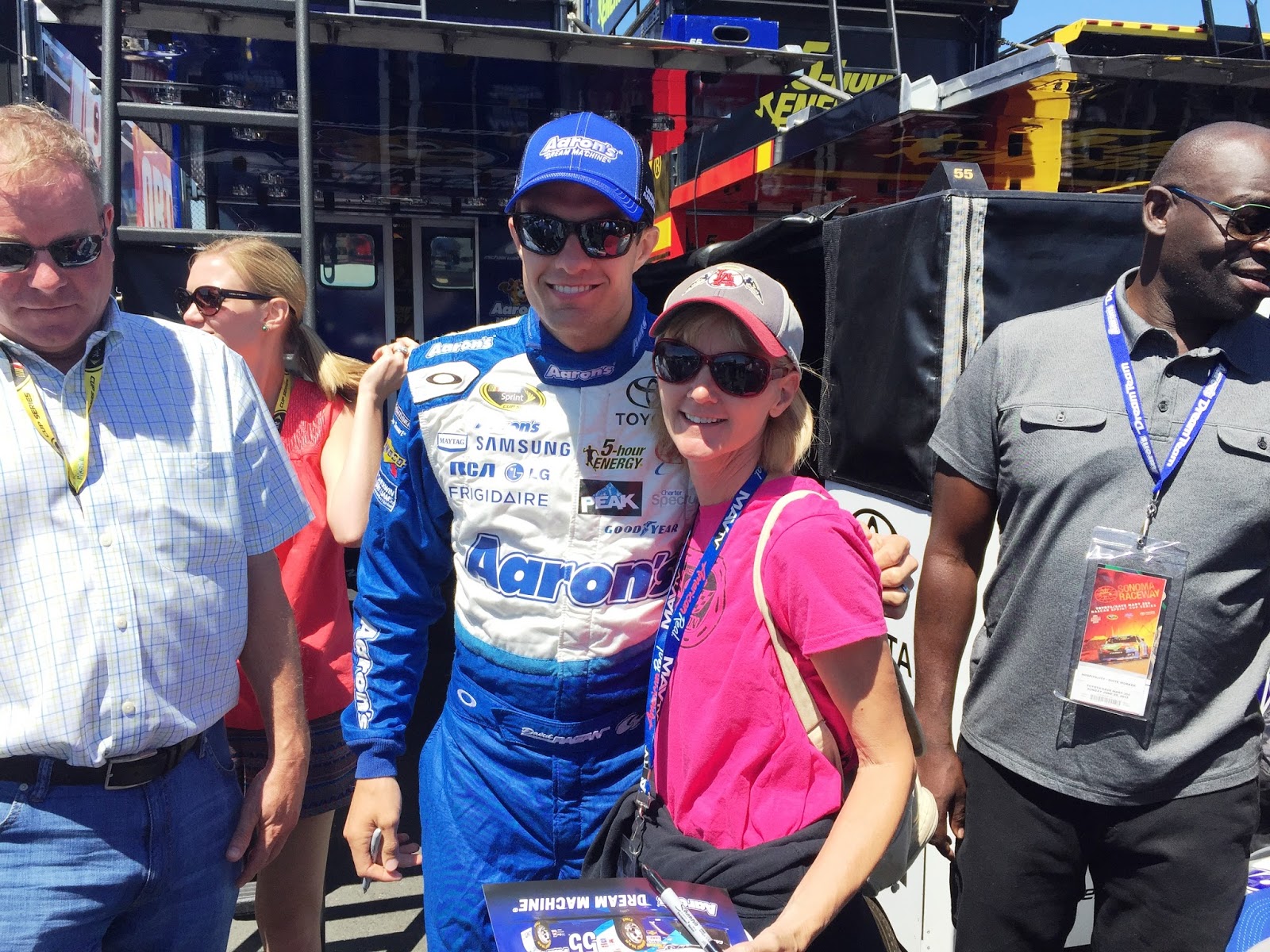 The Infield Guru: Wifey Meets her Favorite NASCAR Driver