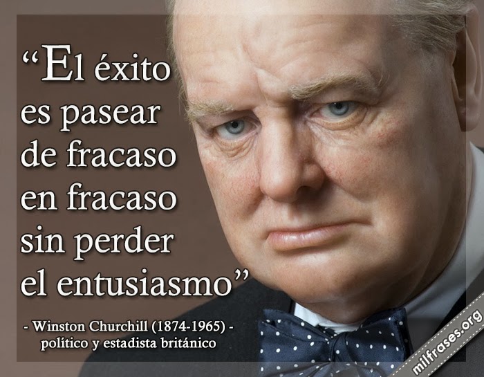 frases de Winston Churchill, político y estadista británico.