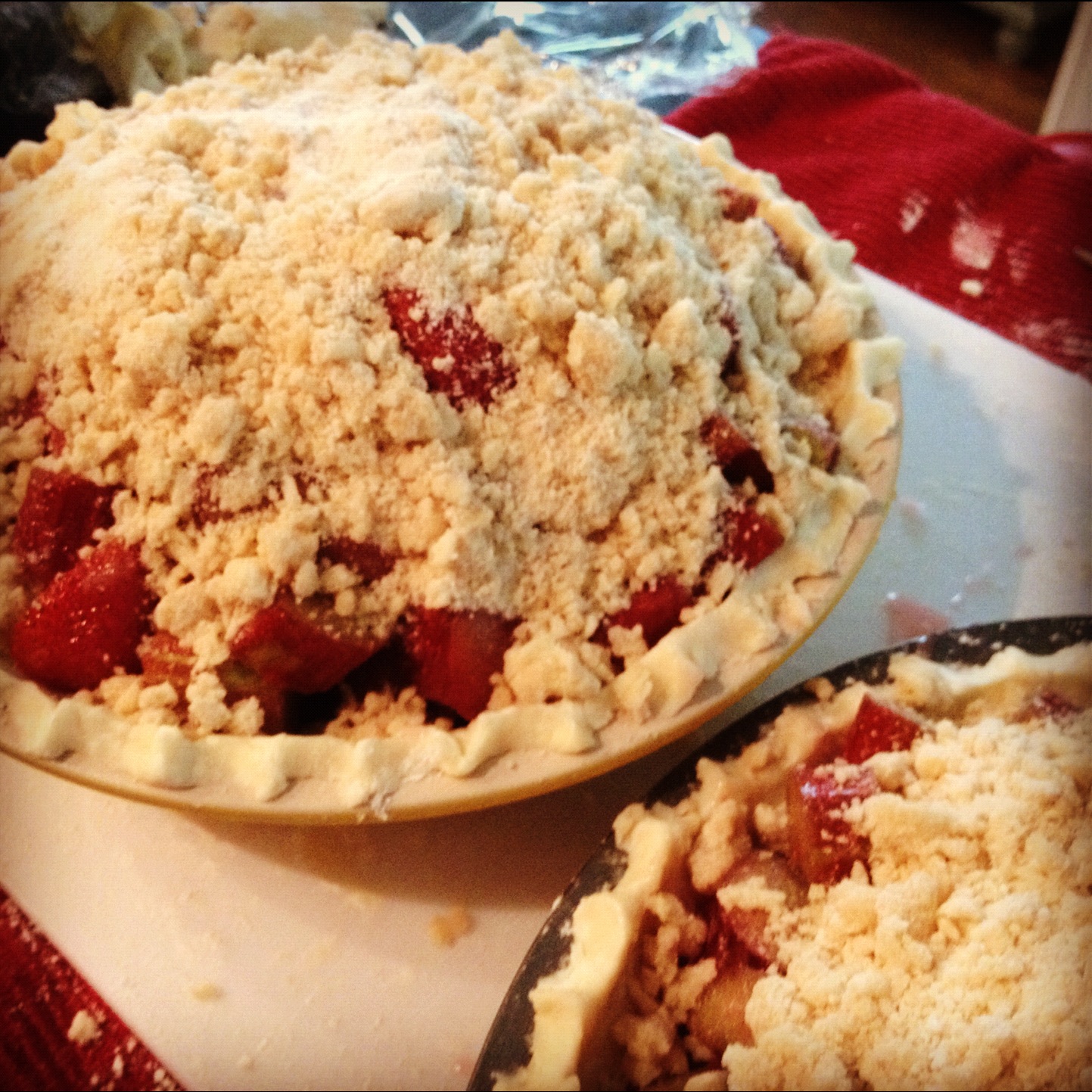Whisking Through Life The perfect time of year for Strawberry Rhubarb Pie