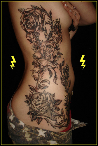 Flowers are typical amongst flower tattoo designs