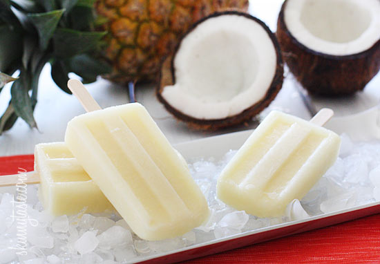 Skinny Pina Colada Ice Pops Skinny Pina Colada Ice Pops Skinny Pina Colada Ice Pops