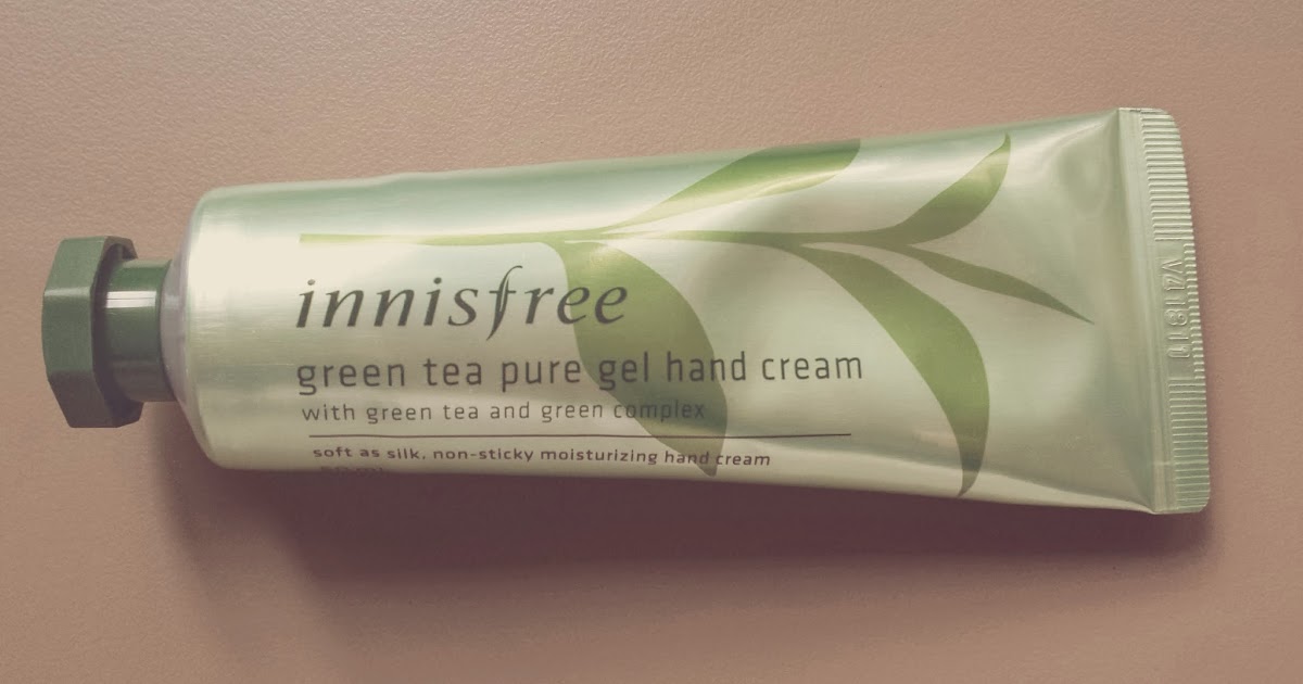 Apple Scents [REVIEW] Innisfree Green Tea Pure Gel Hand Cream