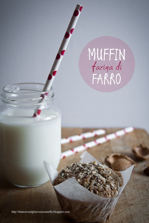 muffin con farina di farro e semi di lino (senza uova)