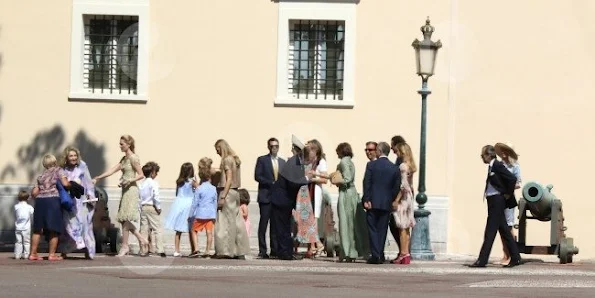 Pierre Casiraghi and Beatrice Borromeo married in a civil ceremony at the Monaco's Pink Palace in Monaco 
