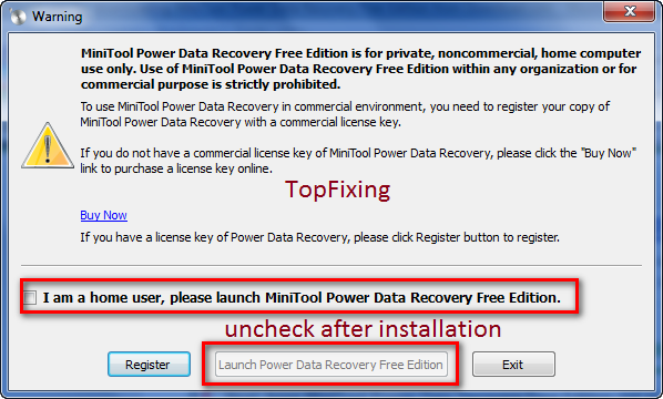 power data recovery serial number