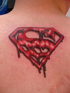 Superman tattoo design photo gallery - Superman tattoo Ideas