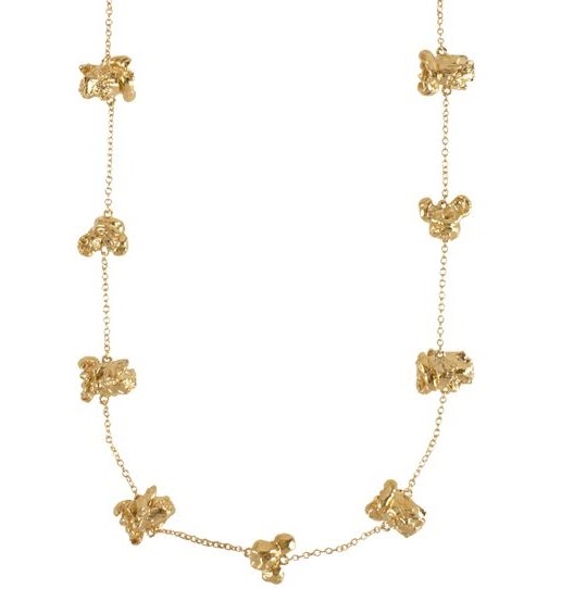The Terrier and Lobster Desired Kate Spade Golden Popcorn Garland