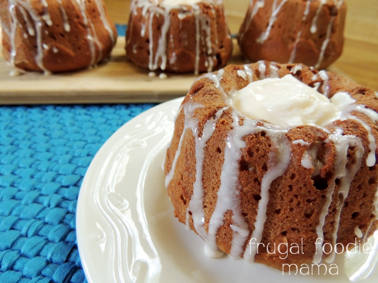 Frugal Foodie Mama Mini Applesauce Bundt Cakes
