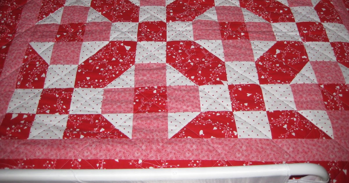 Cute As A Button Creations Red Baby Quilt and matching Pillows