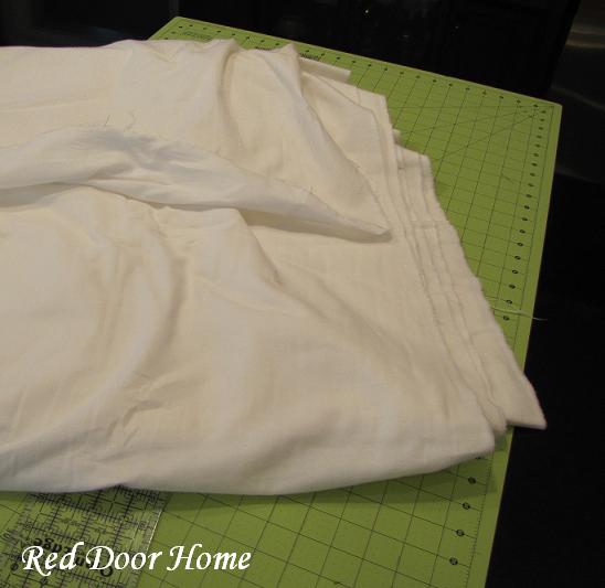 Red Door Home How to Sew Curtain Panels with Lining and/or Interlining