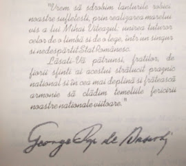 Fragment din cuvântarea de la Marea Adunare Națională de la Alba Iulia