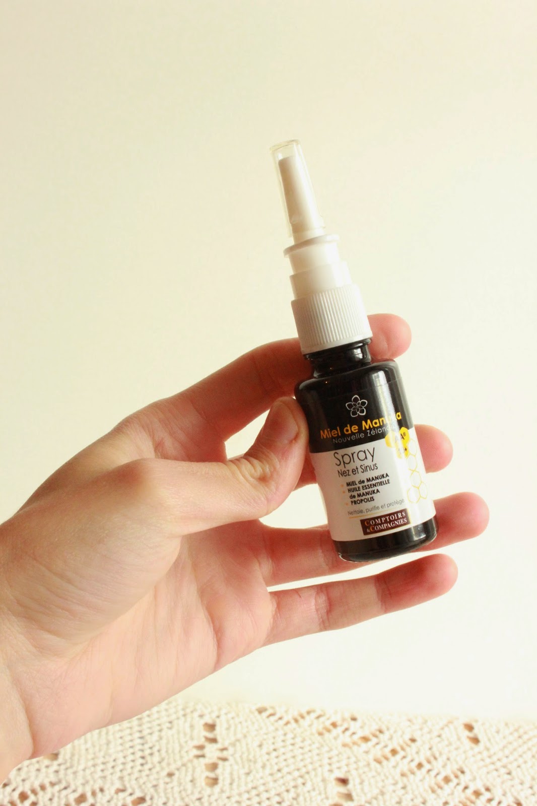 Le spray au miel de manuka, pour bichonner ton petit nez fragile