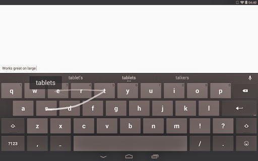 google keyboard is a great alternate to most standard keyboards