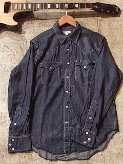 engineered garments western shirt blue chambray indigo denim shirting