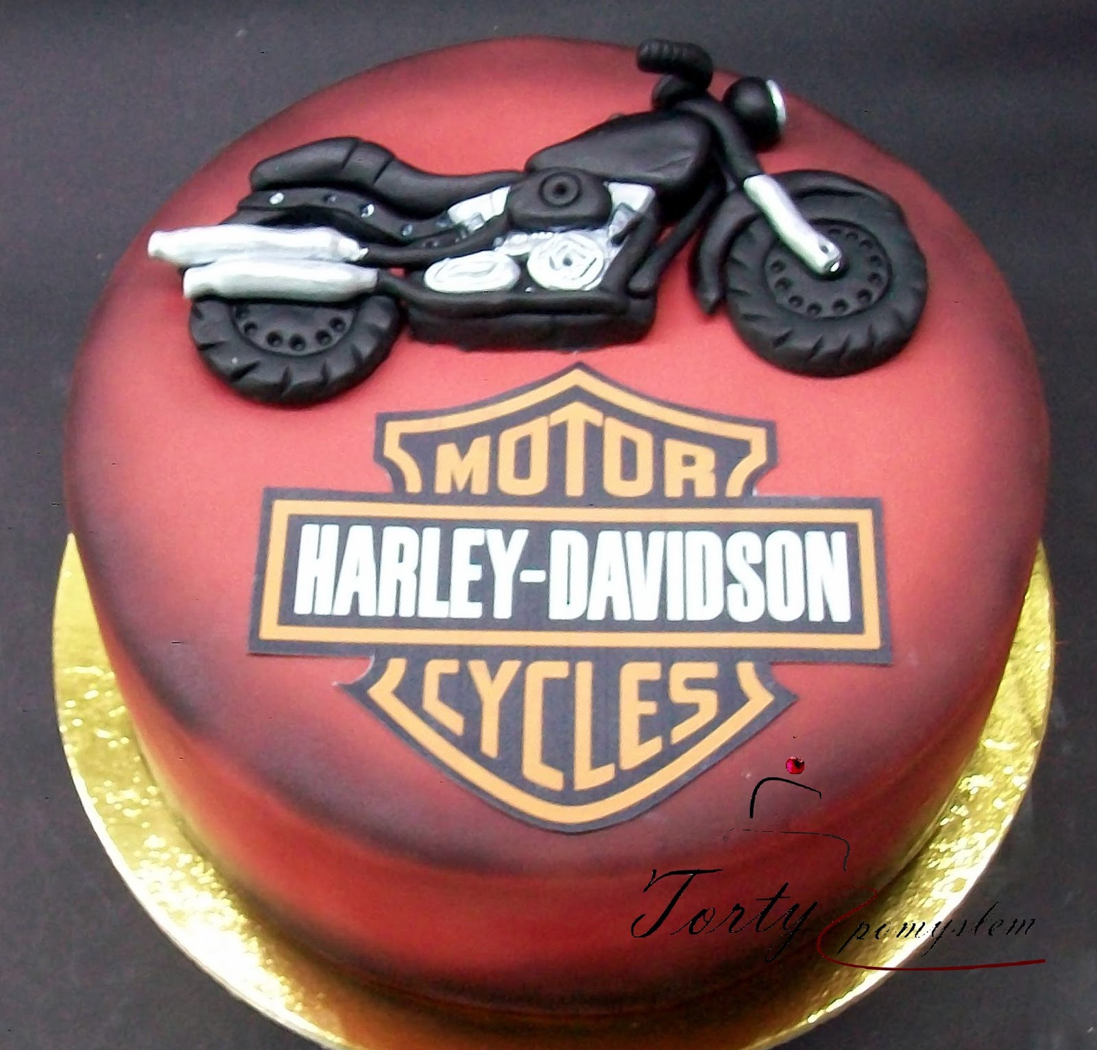 TORTY Z POMYSŁEM Kraków Tort z harleyem.
