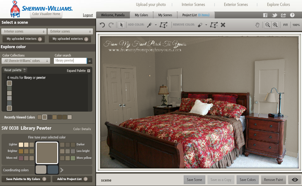 From My Front Porch To Yours Master Bedroom Makeover SHERWINWILLIAMS HARMONY® PAINT