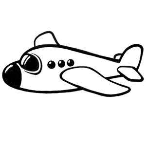 Airplane Coloring Sheets on Cute Little Plane Cartoon This Cute Little Airplane Cartoon Was