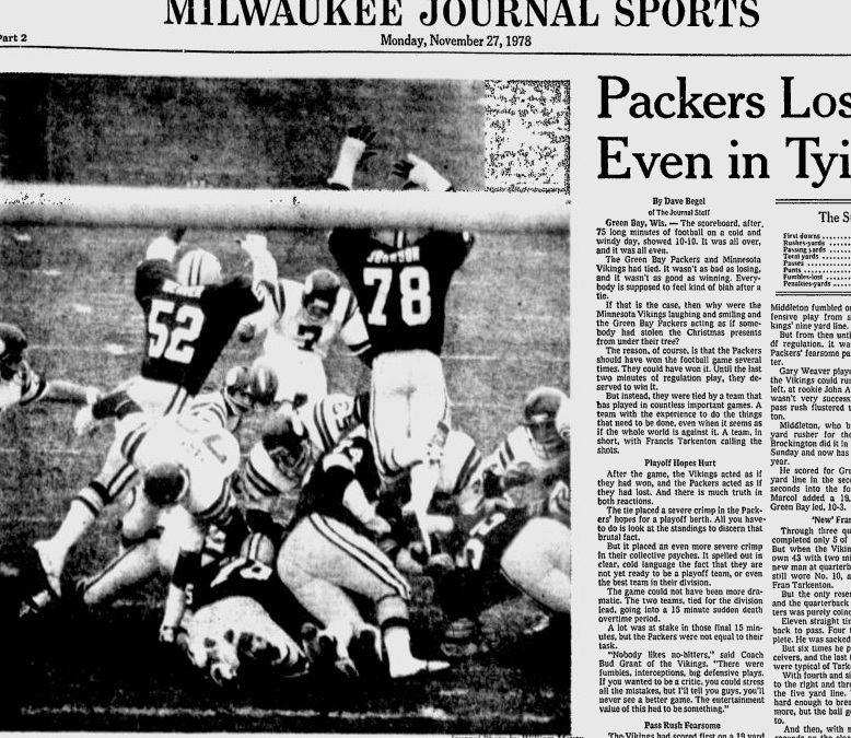 Bill's Update Blog 1978 Minnesota Vikings