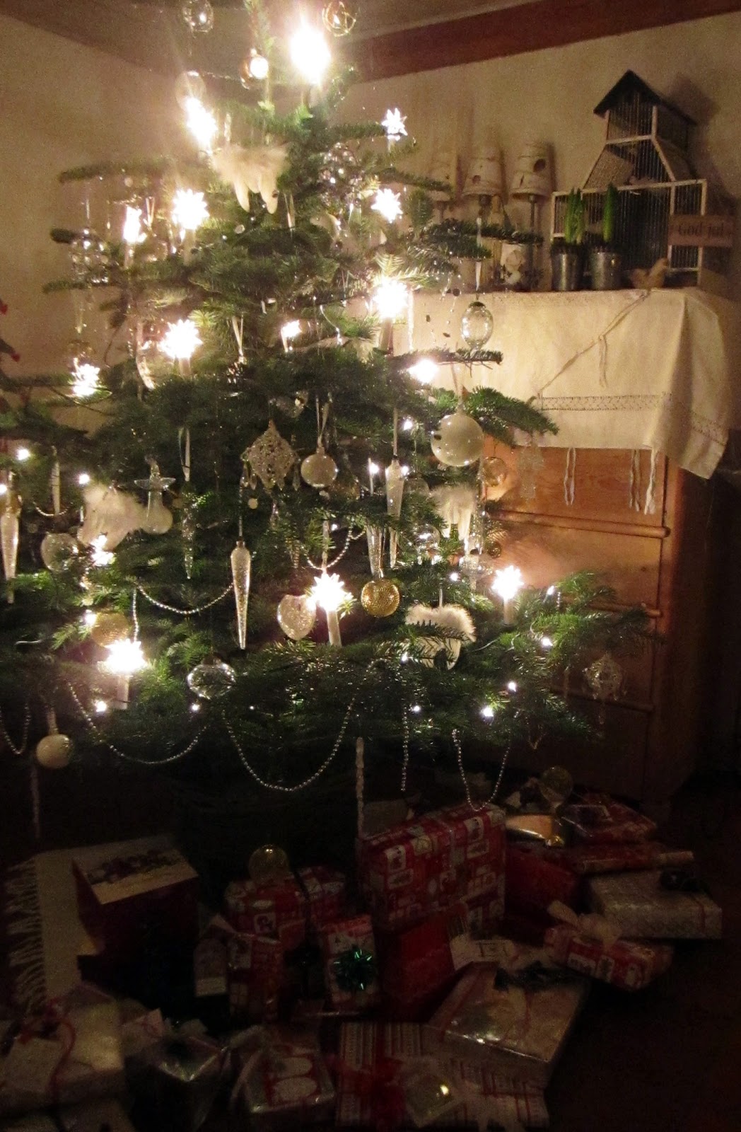 I vått och torrt trädgårdsdesign: juletid julefrid julefröjd