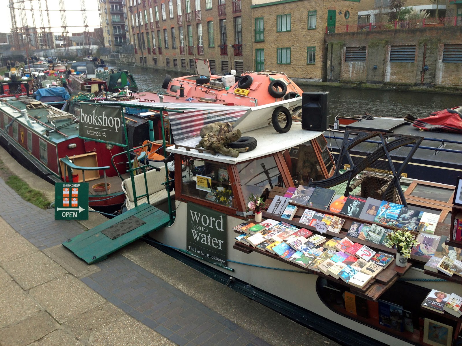 Boats, Books and Sun The Floating bookshy