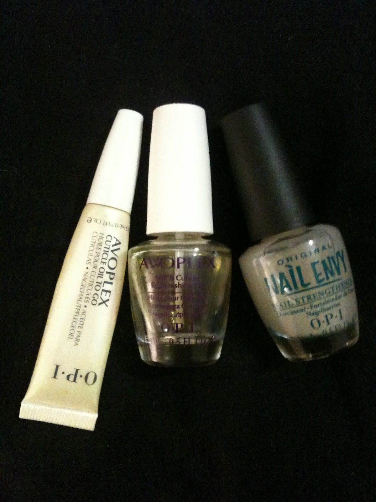 I was recommended to use OPI nail envy and avoplex oil together to
