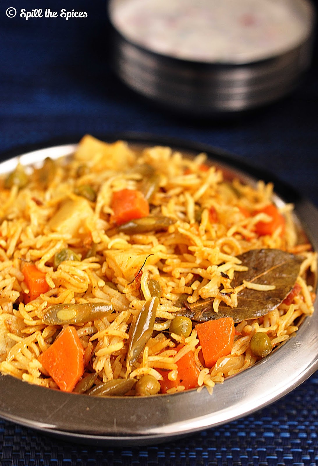 Quick Vegetable Pulao In Pressure Cooker Spill the Spices