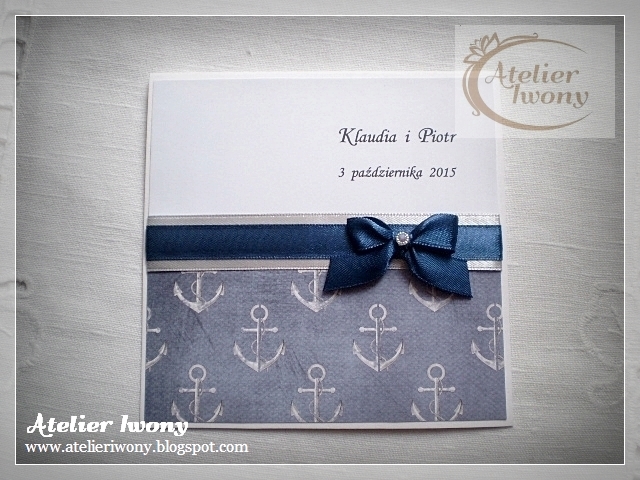 Zaproszenia Morskie I Marynarskie Atelier Iwony Zaproszenia