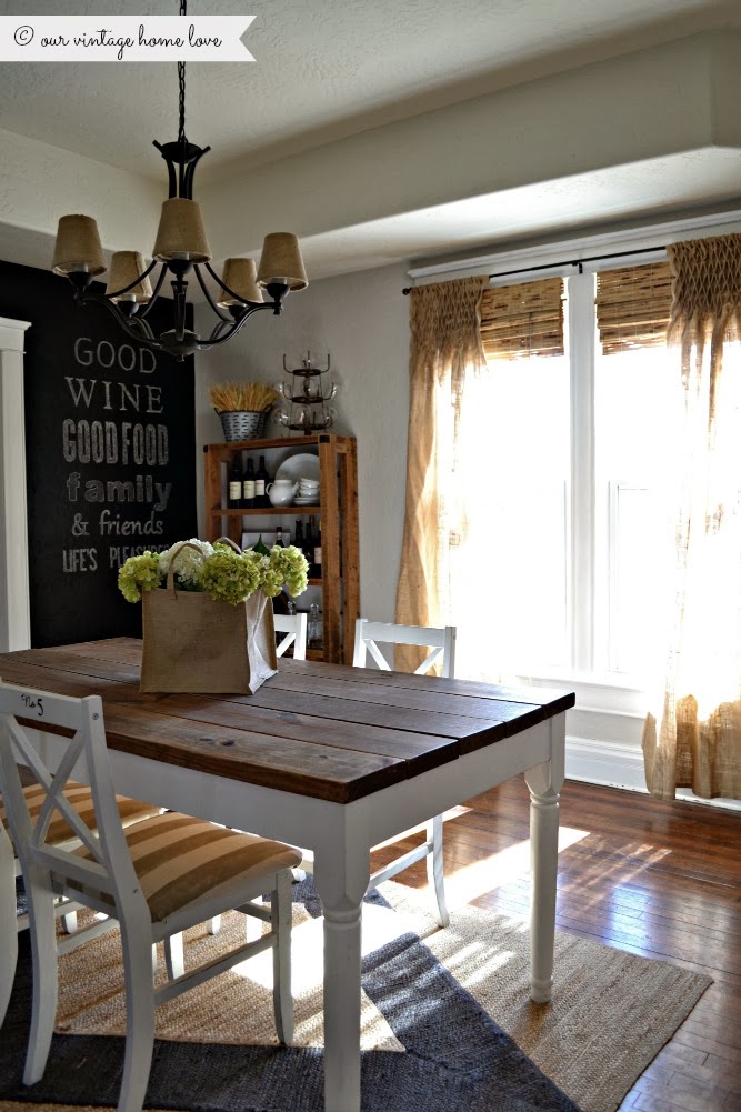 Vintage Home Love Diy Smocked Burlap Curtains