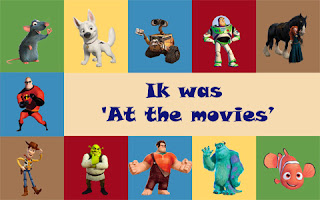 At the movies banner