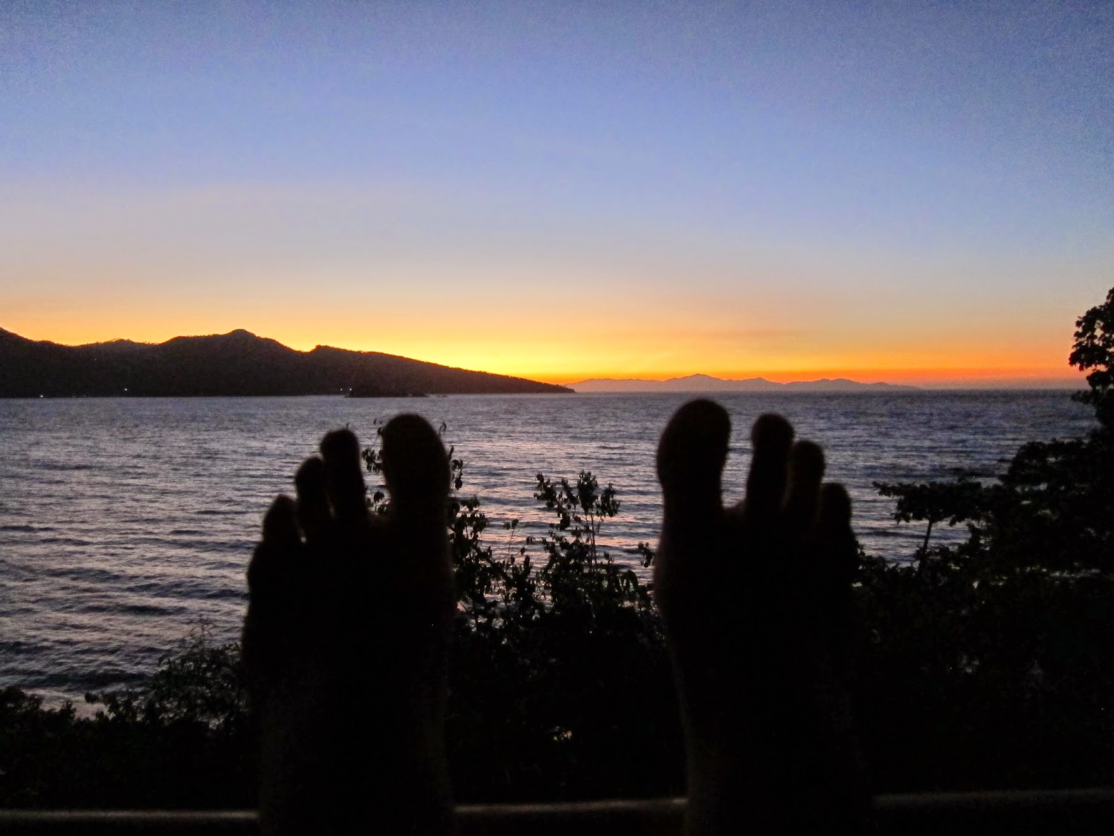 Mutant feet ruin the sunset sunset on exotic resort kerikite malapascua