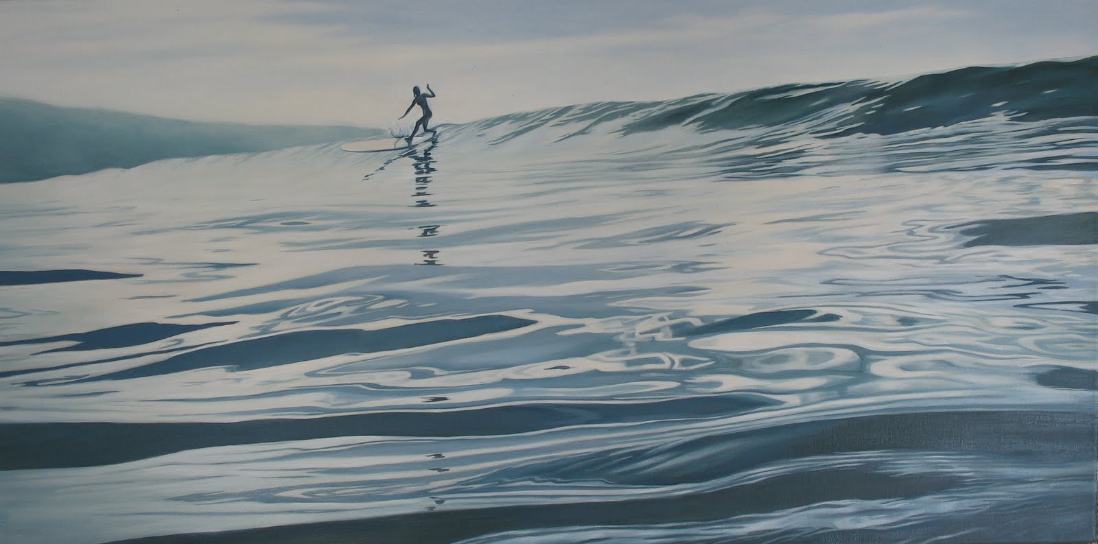 Ebb and Flow A surf painting!
