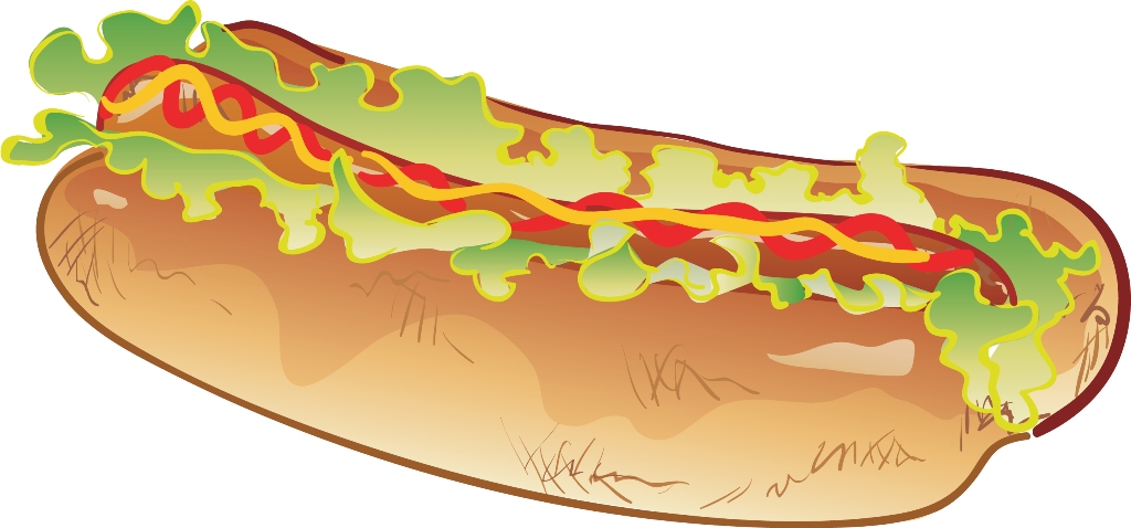 Hot Dogs Vintage Style Cartoon Hot Dogs Vintage Style Cartoon