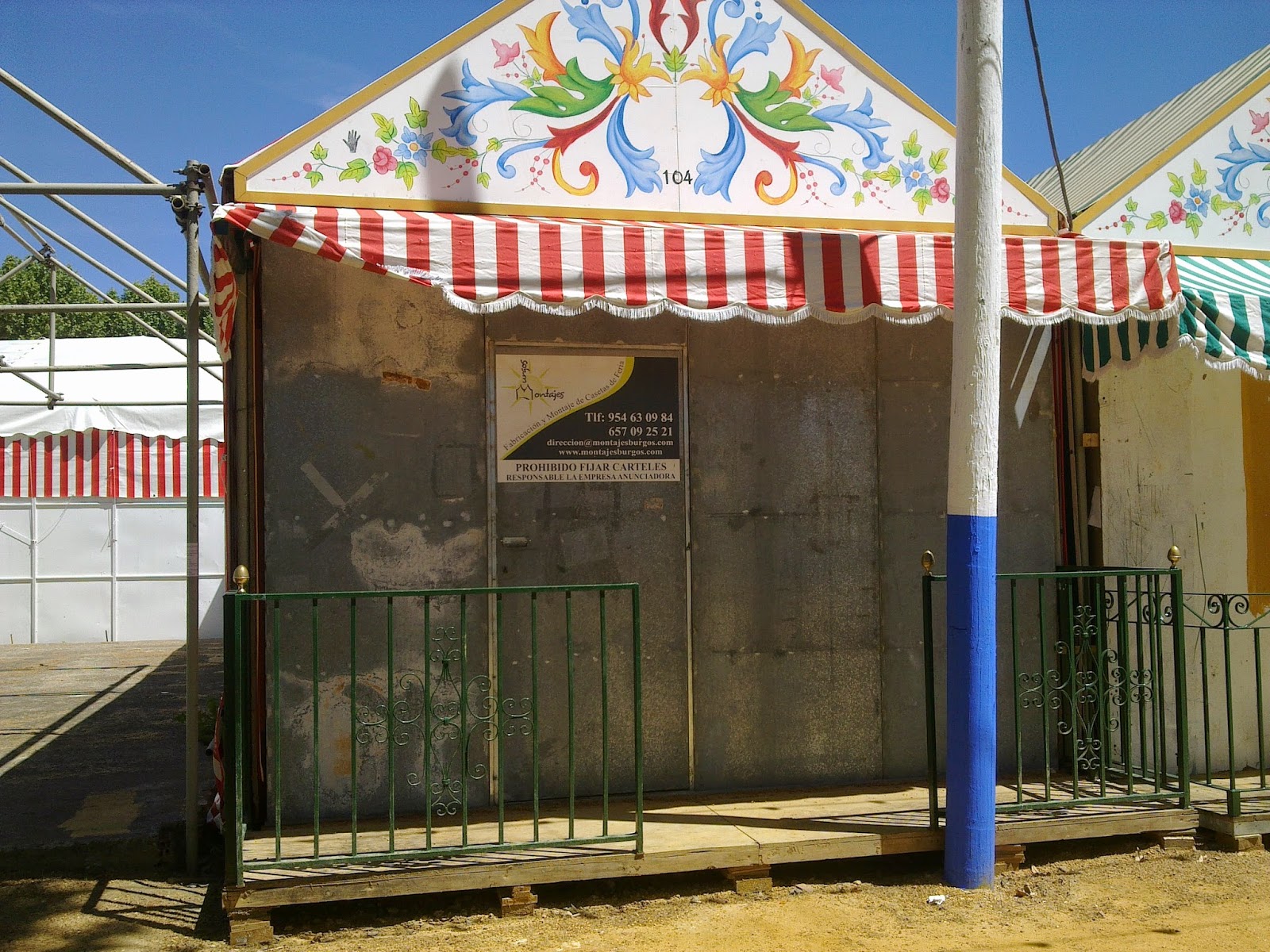 Los de la Mano... FERIA 2014. Así está nuestra caseta