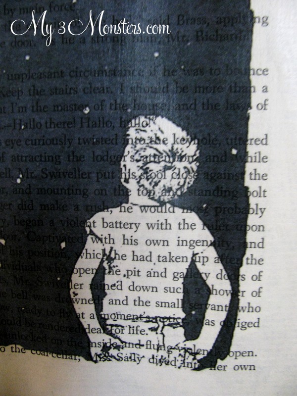 My 3 Monsters Super Easy Book Page Art