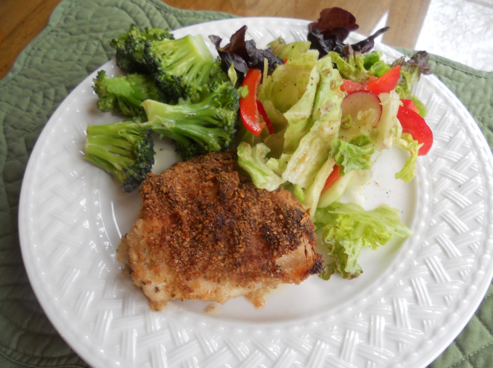 Parmesan Breaded Chicken Just One Donna!