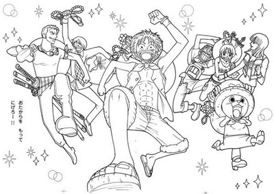 Anime Manga One Piece Coloring Pages Printable | Online ...