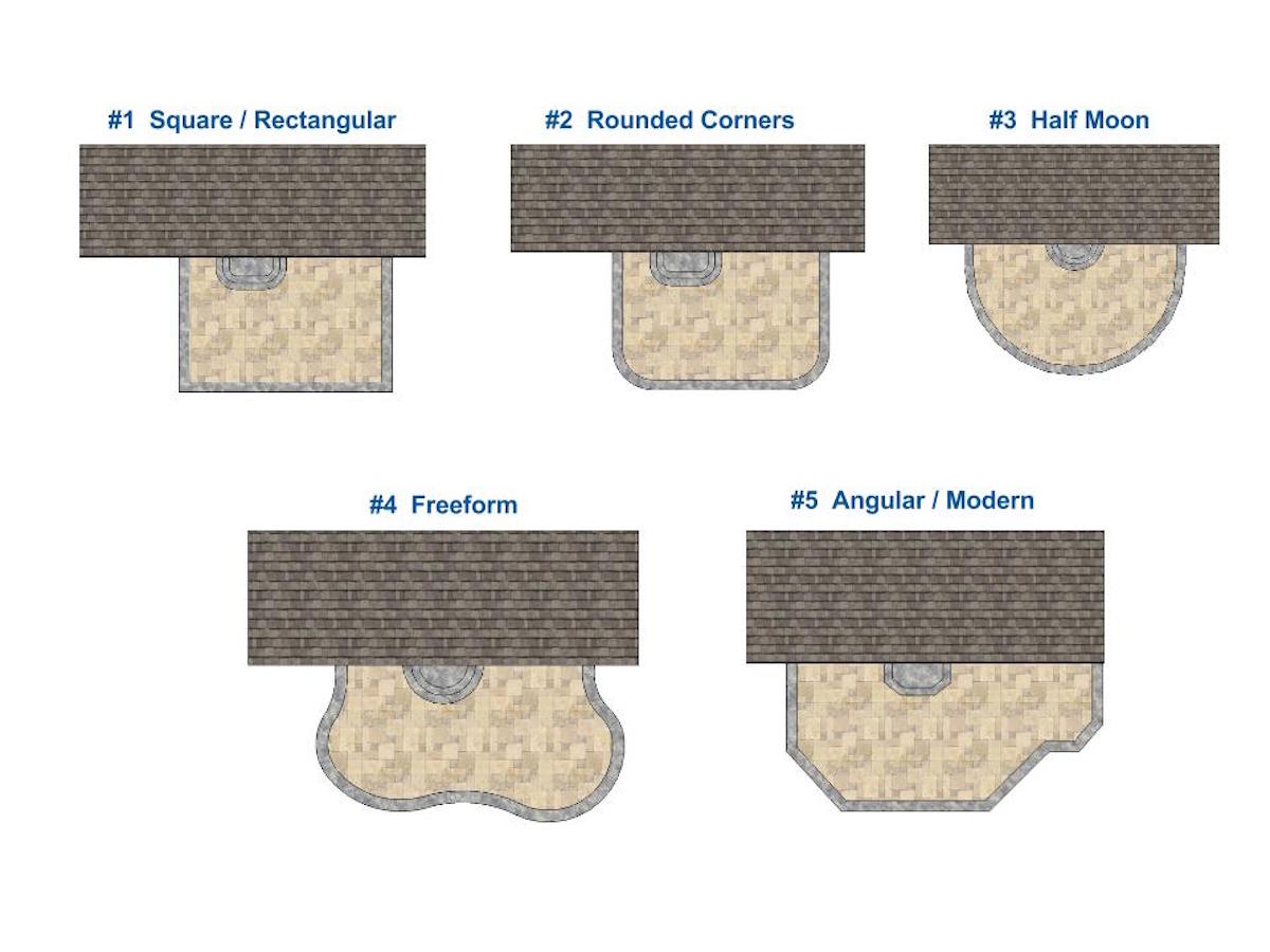 Life Time Pavers Patio Shape & Style