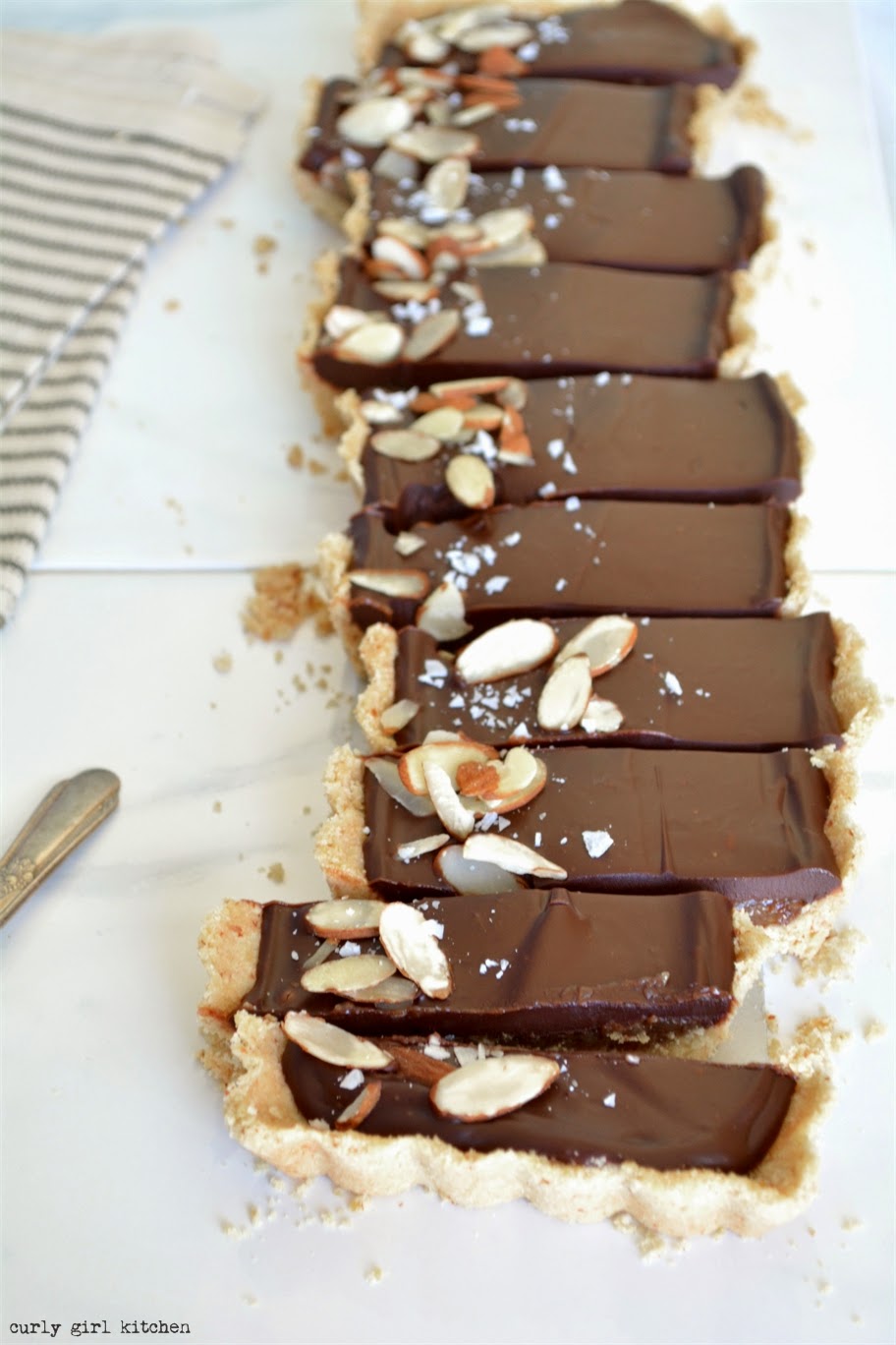 Curly Girl Kitchen: Chocolate Almond Tart
