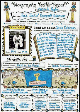 4th grade book report template free picture