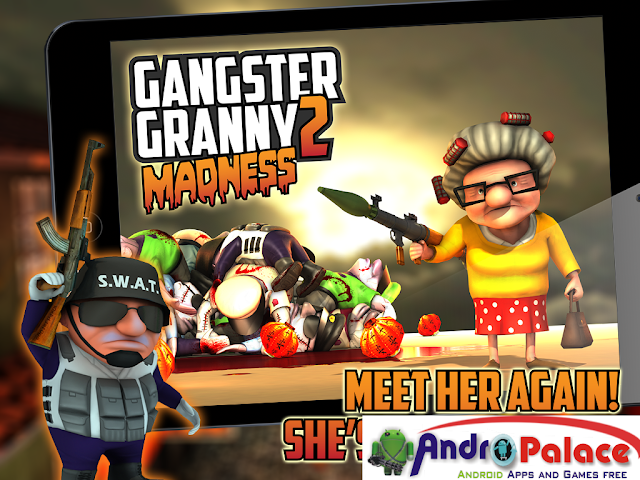 Gangster Granny 2 Madness 1.0 Apk Mod Full Version Data Files Download Unlimited Money-iANDROID Games