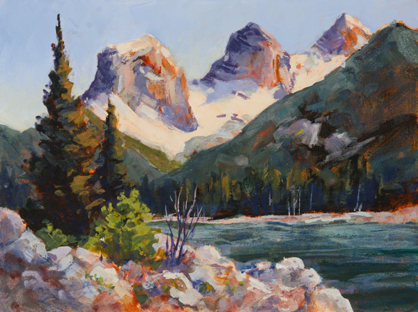 Sharon Lynn Williams Art Blog Three Sisters Acrylic Painting