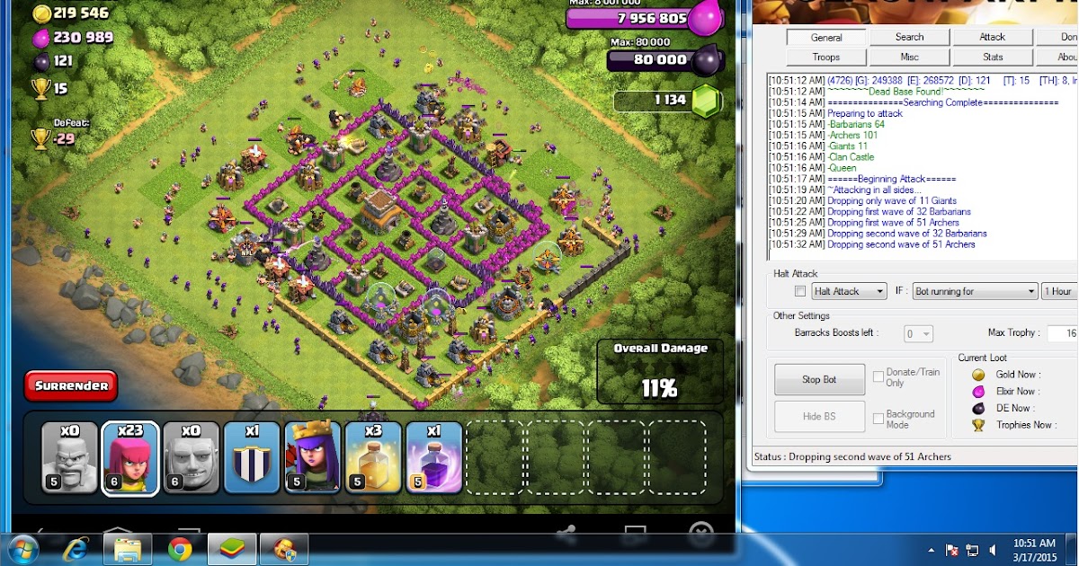 clash of clans bot for pc