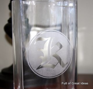 How to Etch Glass Using Stencils made with Cricut - Jordan's Easy  Entertaining