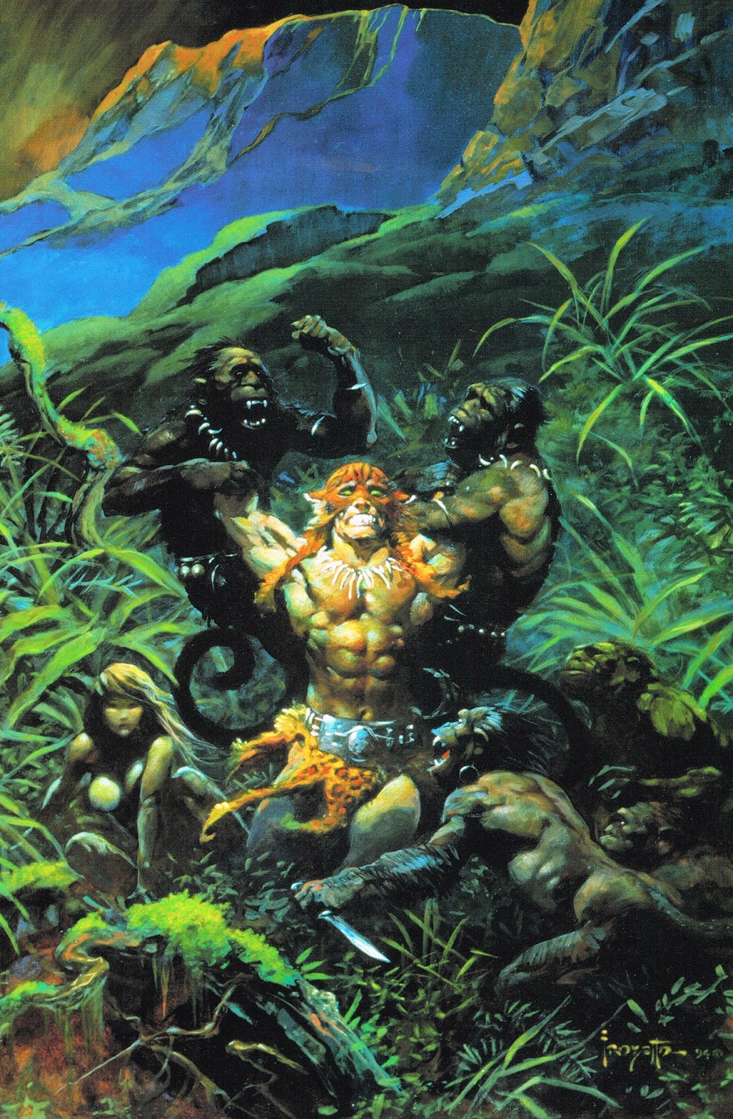 Cap'n's Comics Jaguar God by Frank Frazetta