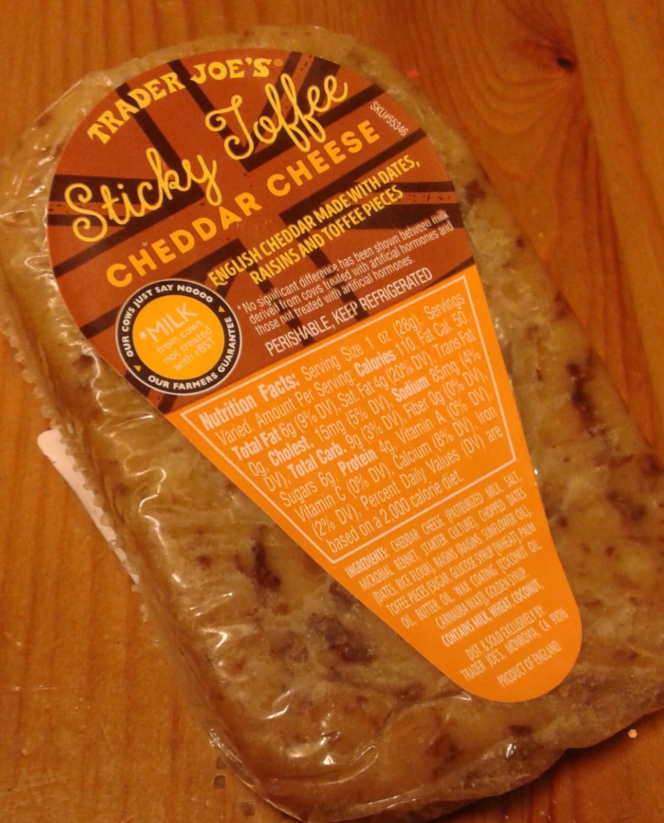 What's Good at Trader Joe's? Trader Joe's Sticky Toffee Cheddar Cheese