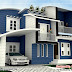 2 storied house design with 3d floor plan - 2492 Sq. Feet