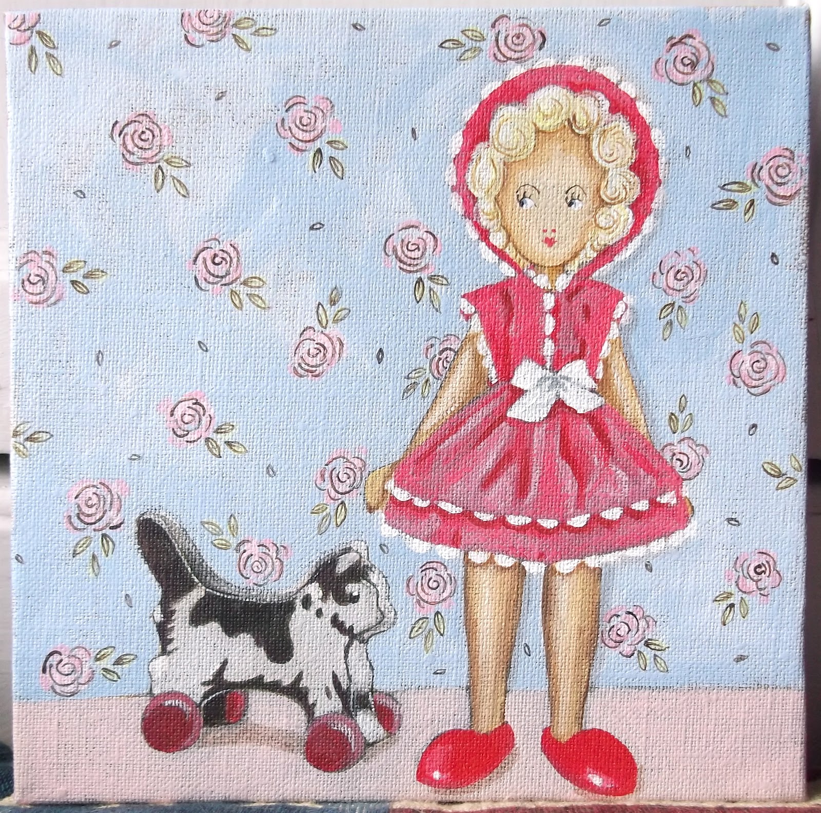Jane Winton's Artwork Vintage Toy Paintings