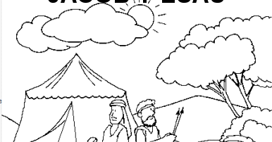 Imagenes Cristianas Para Colorear Dibujos Para Colorear De Esau Y Jacob