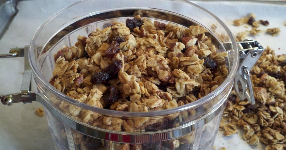 Cranky Gerd Recipe AlmondPecan Granola with Dried Fruit (Low Sugar