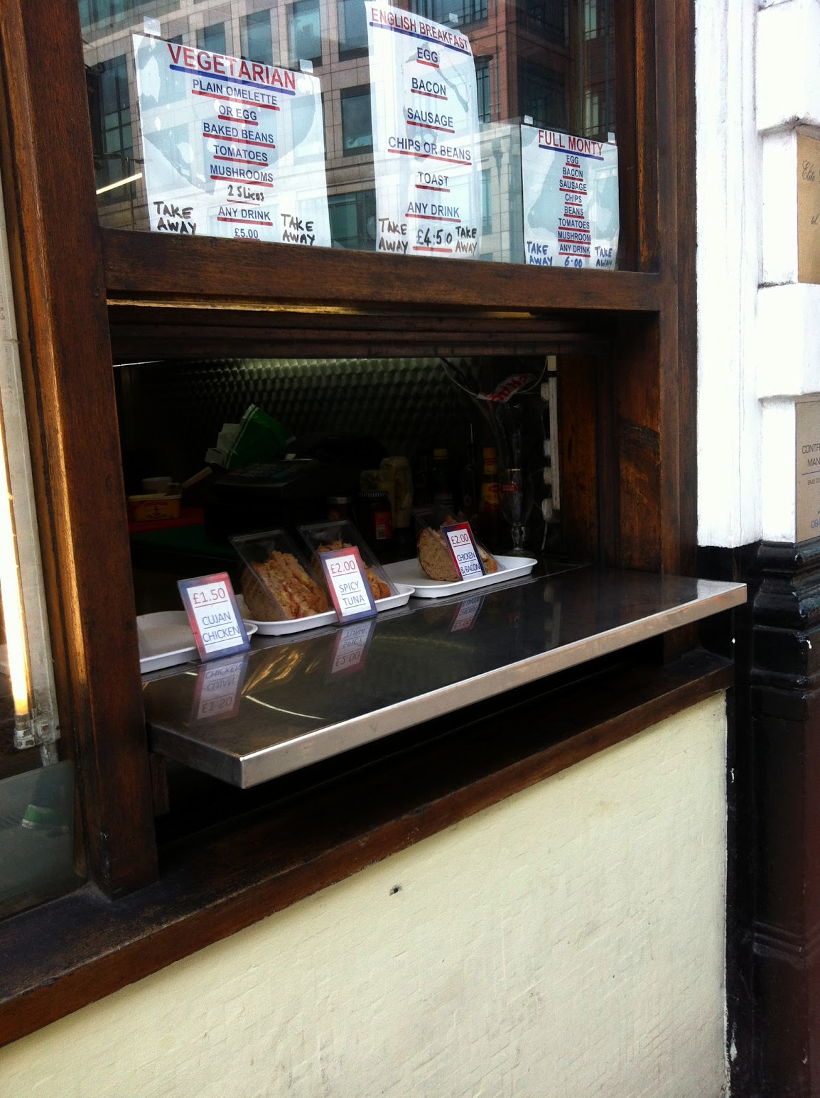 The Fry up Inspector City Corner Snack Bar London